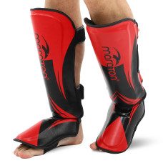 Защита голени и стопы Муай Тай, ММА, Кикбоксинг REXION MARATON BO-9321 (S-XL, цвета в ассортименте)