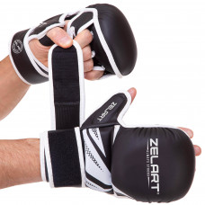 Перчатки Крабы спаринговые для MMA PU Zelart BO-3393 (р-р S-XL, цвета в ассортименте)