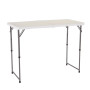 Стіл розкладний Lifetime 4428 регульований, білий граніт, 122 см