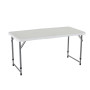 Стіл розкладний Lifetime 4428 регульований, білий граніт, 122 см