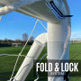 Ворота футбольні QUICKPLAY Q-FOLD 500 x 200 см, білі