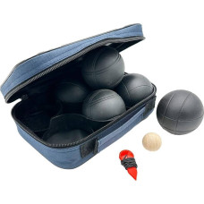 М'ячі для гри в петанк Enero Pro з чохлом, чорні