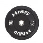 Диск олімпійський HMS BBR25 25 кг, чорний