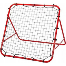 Сітка тренувальна для футболу Korbi Foldable 100 х 100 см, червоно-чорна