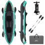 Каяк надувний Bestway Hydro-Force Ventura X2 330 х 86 см, чорно-м'ятний
