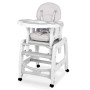 Стільчик для годування 5-в-1 Ricokids Sinco сірий