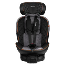 Автокрісло Nukido Prestige Line ISOFIX 0-36 кг, чорно-сіре
