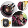Автокрісло Nukido Prestige Line ISOFIX 0-36 кг, чорно-рожеве
