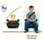 Бустер Nukido Louis ISOFIX 710200 125-150 см, чорний