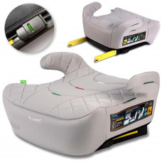 Бустер Nukido Louis ISOFIX 710202 22-36 кг, сірий