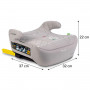 Бустер Nukido Louis ISOFIX 710202 22-36 кг, сірий