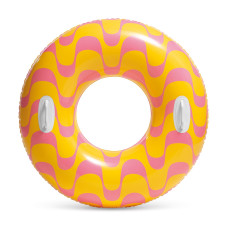Коло надувне для плавання Intex Зигзаг помаранчеве, 91 см