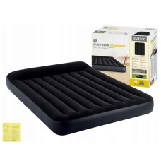 Матрац надувний Intex 64143 203x152 см, чорний