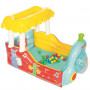 Манеж-поїзд + м'ячі Fisher-Price Bestway 93537, 132 x 94 x 89 см - різнокольоровий