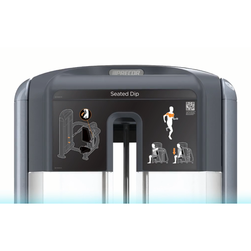 Профессиональный грузоблочный тренажер Отжимание на брусьях сидя PRECOR Discovery DSL-0215