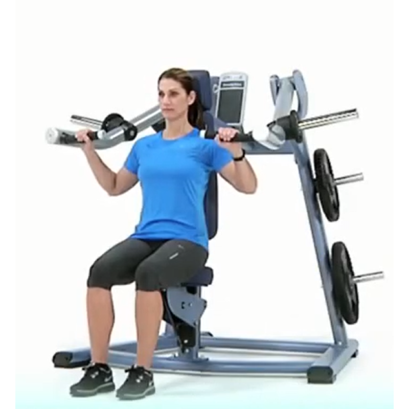 Профессиональный тренажер на свободных весах Жим от плеч вверх PRECOR Discovery DPL0620