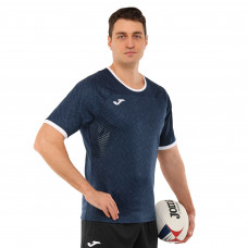 Регбийная игровая футболка Joma NATION 104384-331 (полиэстер, 2XS-2XL, темно-синий)