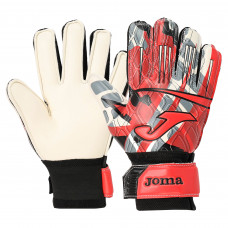 Перчатки вратарские детские Joma CALCIO 23 401272-601 (латекс, PVC, PL, размер 4-8, красный-черный)