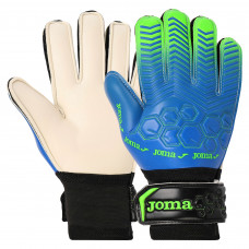Рукавиці воротарські дитячі Joma CALCIO 401707-717 розмір 4-8 синій-салатовий