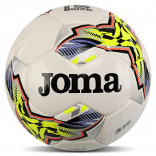 Мяч футбольный №5 TPU ламинированный сшит вручную Joma DALI IV 401954-221-T5 (№5, белый-желтый)