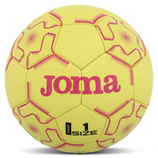 Мяч гандбольный Joma S-GRIP 401956-065 размер 1 (неопрен, сшит вручную, желтый-розовый)