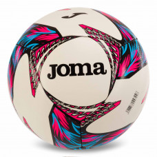 Мяч футзальный №4 PU ламинированный гибридная сшивка Joma VICTORY IV 401960-207 (№4, белый-синий)