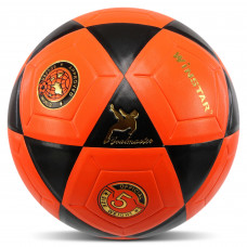 М'яч футбольний WINSTAR FB-00041 №5 PVC помаранчевий-синій