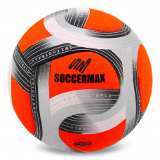 Мяч футбольный №5 PU ламинированный гибридная сшивка HYBRID SOCCERMAX FB-00318 (PU, цвета в ассортименте)