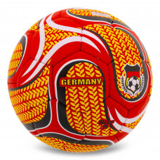 М'яч футбольний BALLONSTAR GERMANY FB-00326 №5 PU жовтий-червоний
