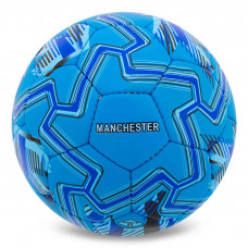 Мяч футбольный №5 PU Гриппи сшит вручную BALLONSTAR MANCHESTER FB-00327 (№5, синий)