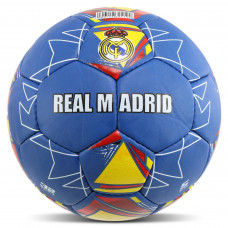 Мяч футбольный №5 PU Гриппи сшит вручную BALLONSTAR REAL MADRID FB-0047-790 (№5, синий)