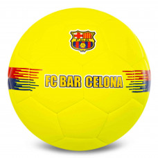 М'яч футбольний HYBRID BALLONSTAR BARCELONA FB-7950 №5 PU жовтий