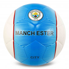 М'яч футбольний HYBRID BALLONSTAR MANCHESTER CITY FB-7954 №5 PU білий-блакитний