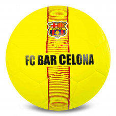 М'яч футбольний HYBRID BALLONSTAR BARCELONA FB-7955 №5 PU жовтий