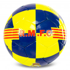 М'яч футбольний BALLONSTAR REAL MADRID CRYSTAL FB-7960 №5 PU жовтий-синій