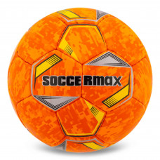 Мяч гандбольный SOCCERMAX HB-00357-3 размер 3 (PU, 5 слоев, сшит вручную, оранжевый)