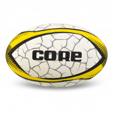 М'яч для регбі CORE R-5291-5 №5 білий-жовтий