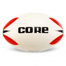 М'яч для регбі CORE R-5379-4 №4 білий-червоний