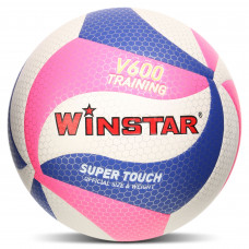 М'яч волейбольний WINSTAR VB-00028 №5 PU білий-рожевий-синій