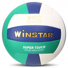 М'яч волейбольний WINSTAR VB-00031 №5 PU білий-синій-зелений