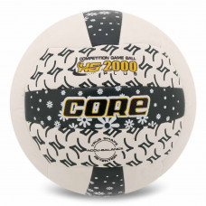 М'яч волейбольний CORE HYBRID VB-00361 №5 PU білий-чорний