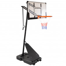 Стойка баскетбольная мобильная SP-Sport NEO ZW003X (щит-PET размер 97х57см, кольцо-сталь d-45см, регул.высота 105-305см)