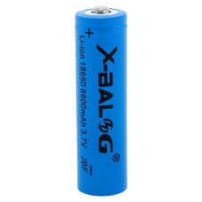 Аккумуляторная батарея 18650 X-BALOG 18650-B 3.7V, 4.2V 9.6wh 8800 mah (цена за 1шт, литиевая батарея 18650 Li Cell) TY-9346
