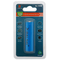 Аккумуляторная батарея 18650 X-BALOG 18650 3.7V, 4.2V 9.6wh 8800 mah (цена за 1шт, литиевая батарея 18650 Li Cell, уп. блистер) TY-9345
