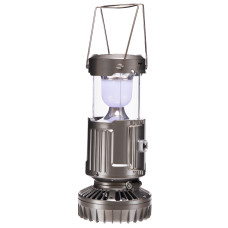 Фонарь кемпинговый светодиодный переносной с вентилятором SP-Sport 9399F (пластик, на аккамуляторе, серый)