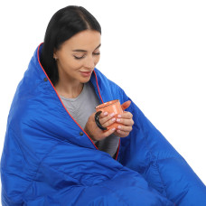 Одеяло туристическое PUFFY DOWN BLANKET 4Monster C-BKR-178 (Нейлон 820D380T, утиный пух, покрытие W/R водонепрониц., р-р 127x178см, t -20 до 0, цвета