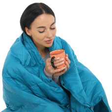 Одеяло мультифункциональное 3в1 CAMPING MULTIFUNCTIONAL PUFFY BLANKET 4Monster C-PBF-140 (Нейлон, пух,450г, р-р 175x140см (L), цвета в ассортименте)