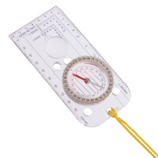 Компас жидкостный планшетный SP-Sport DC40-3 (d-50мм, пластик, р-р 125х60мм)