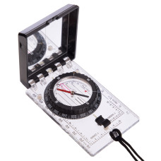 Компас жидкостный планшетный в закрытом корпусе с зеркалом SP-Sport DC45-6C (d-55мм, пластик, р-р 100х63мм)