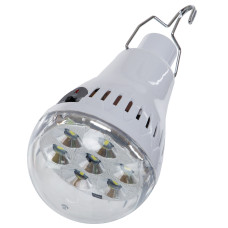 Фонарь кемпинговый светодиодный переносной X-BALOG GD-6029 (пластик, 7 SMD led, USB-вход, солнечная батарея, р-р 15,5х8см, белый)